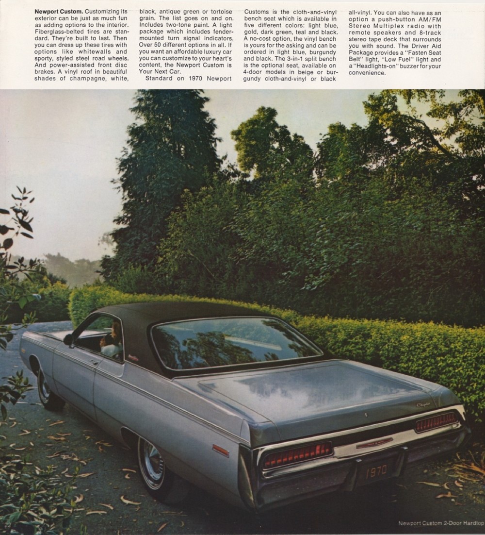 1970 Chrysler Brochure Page 12